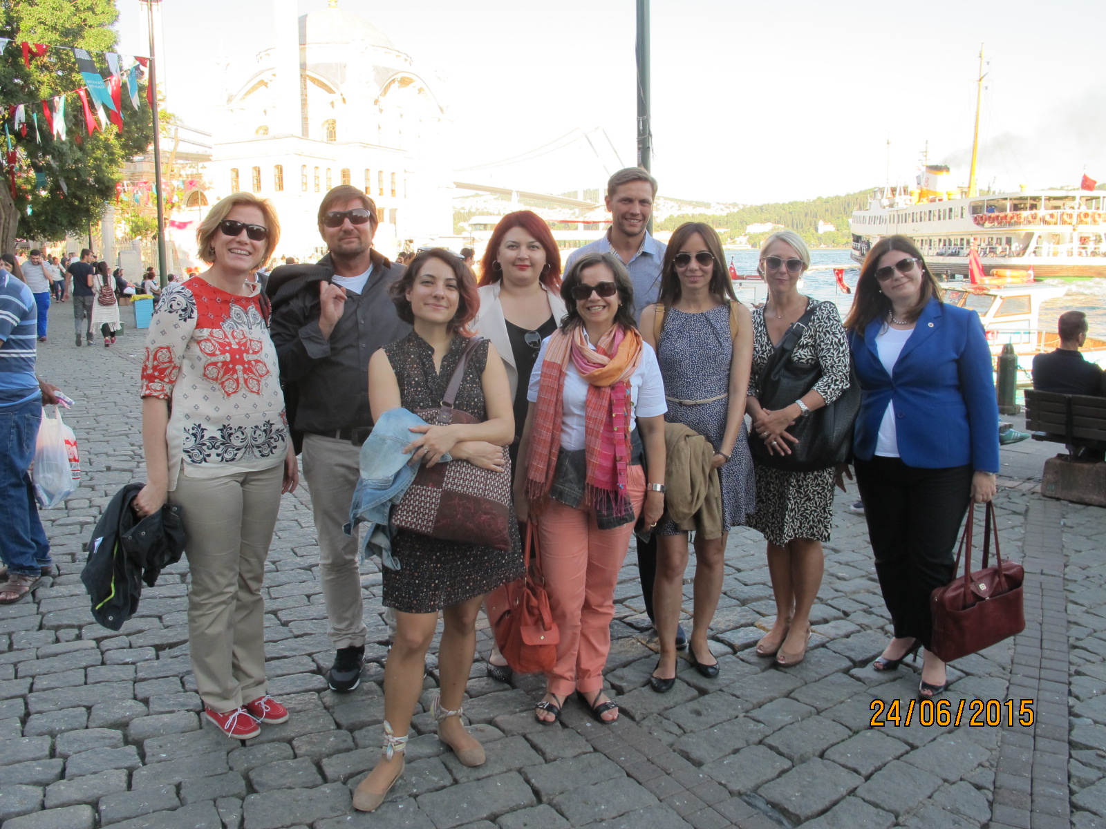 Ortaköy, Sultanahmet and Taksim were visited after the meetings.